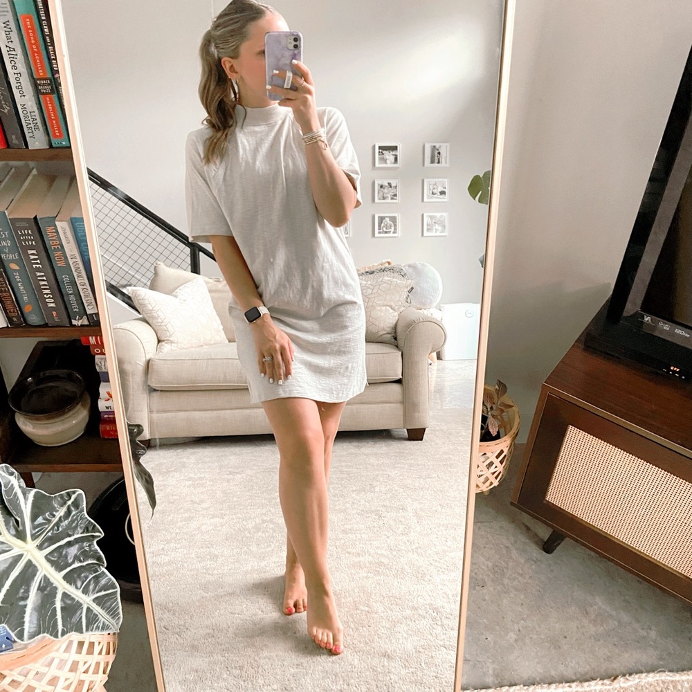 NWT Universal Thread Cream Boxy Mini Dress